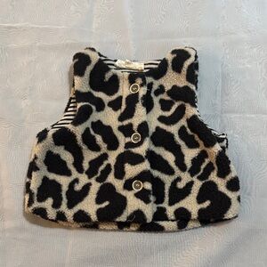 Jessica Simpson Leopard Print Kids Vest